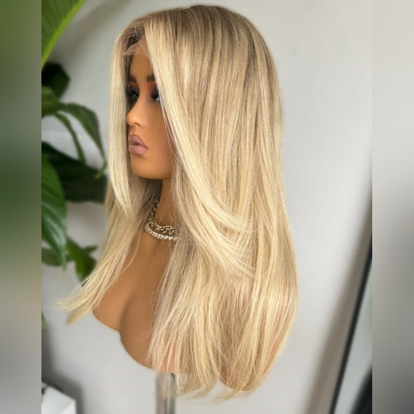 NEW Eniola "Kristy" Blonde Human Hair Wig - Picture 5 of 17